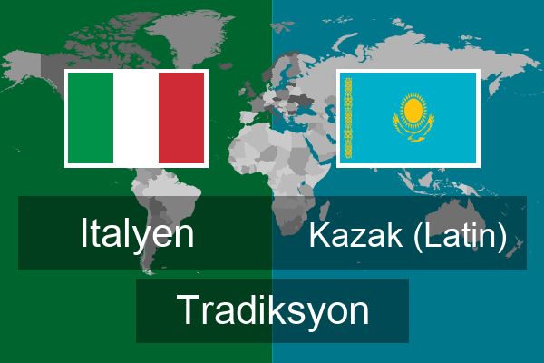  Kazak (Latin) Tradiksyon