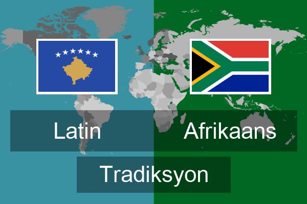  Afrikaans Tradiksyon