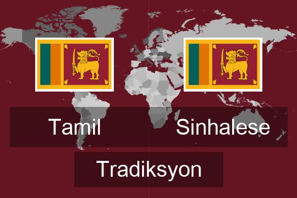  Sinhalese Tradiksyon