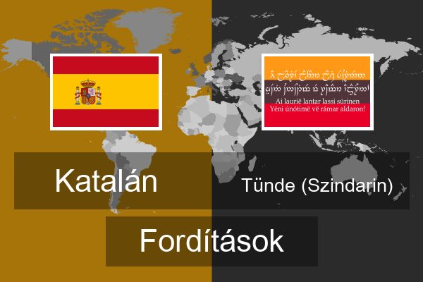  Tünde (Szindarin) Fordítások