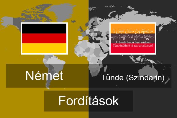  Tünde (Szindarin) Fordítások