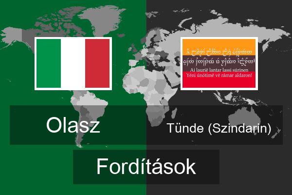  Tünde (Szindarin) Fordítások