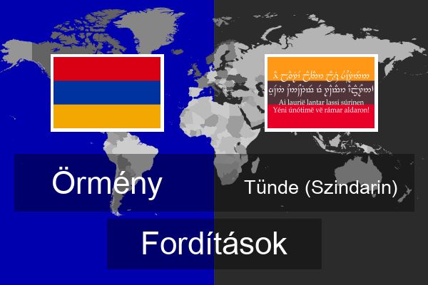  Tünde (Szindarin) Fordítások