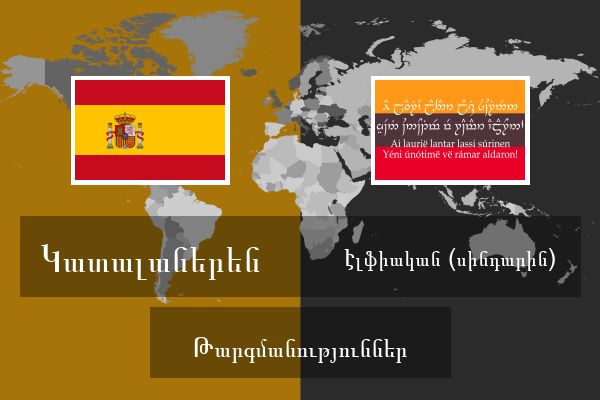  Էլֆիական (սինդարին) Թարգմանություններ
