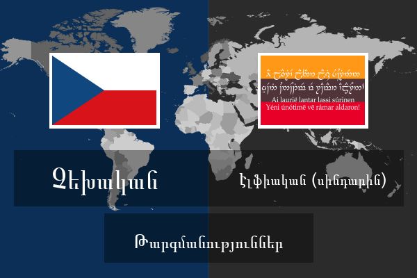  Էլֆիական (սինդարին) Թարգմանություններ