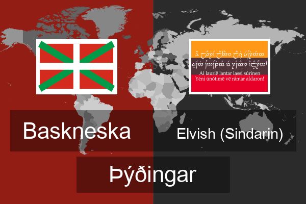  Elvish (Sindarin) Þýðingar