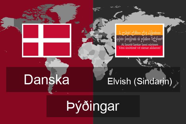  Elvish (Sindarin) Þýðingar