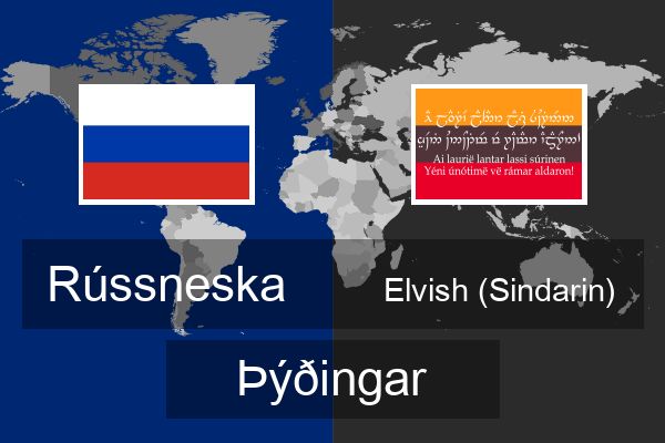  Elvish (Sindarin) Þýðingar