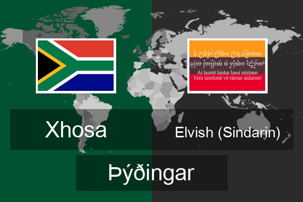  Elvish (Sindarin) Þýðingar
