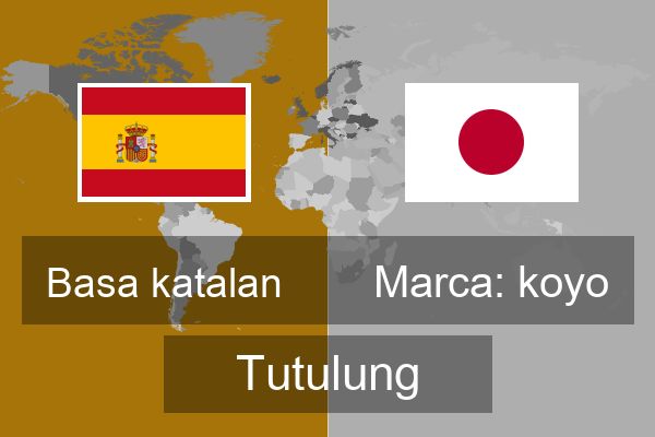  Marca: koyo Tutulung
