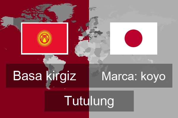  Marca: koyo Tutulung