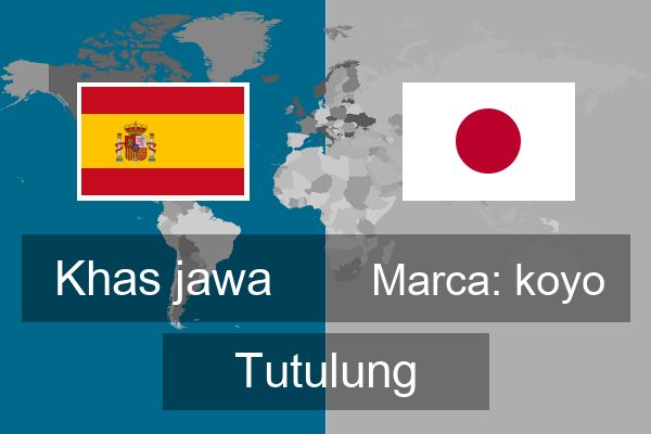  Marca: koyo Tutulung