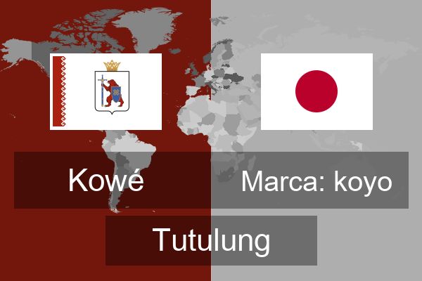  Marca: koyo Tutulung