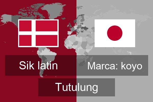  Marca: koyo Tutulung