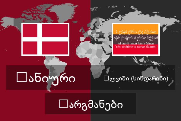  ელვიში (სინდარინი) თარგმანები