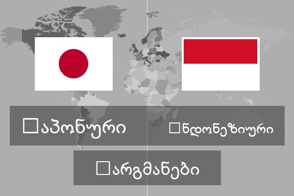  ინდონეზიური თარგმანები
