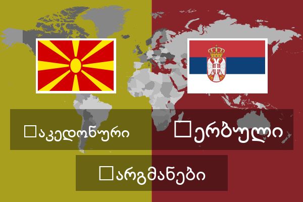 სერბული თარგმანები