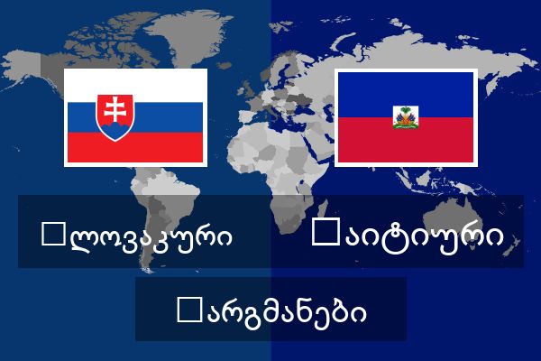  ჰაიტიური თარგმანები