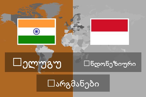  ინდონეზიური თარგმანები