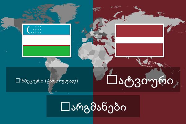  ლატვიური თარგმანები