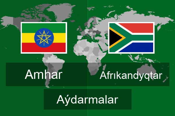  Afrıkandyqtar Aýdarmalar