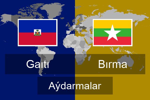  Bırma Aýdarmalar
