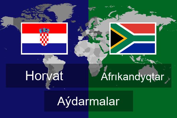 Afrıkandyqtar Aýdarmalar