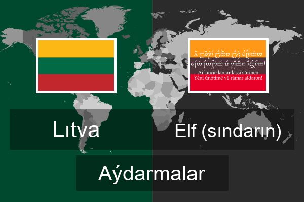  Elf (sındarın) Aýdarmalar