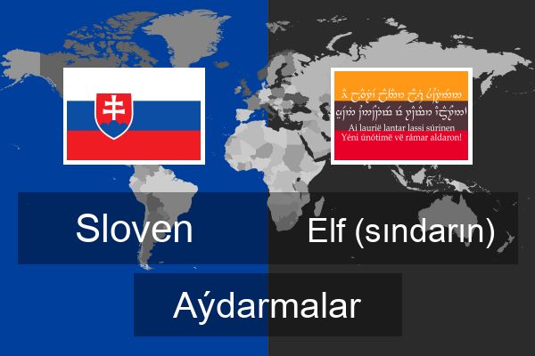  Elf (sındarın) Aýdarmalar