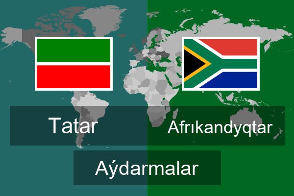  Afrıkandyqtar Aýdarmalar