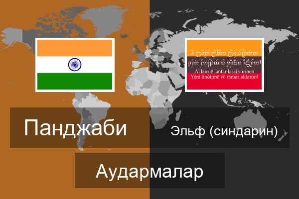  Эльф (синдарин) Аудармалар
