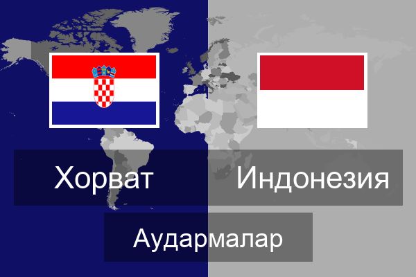  Индонезия Аудармалар