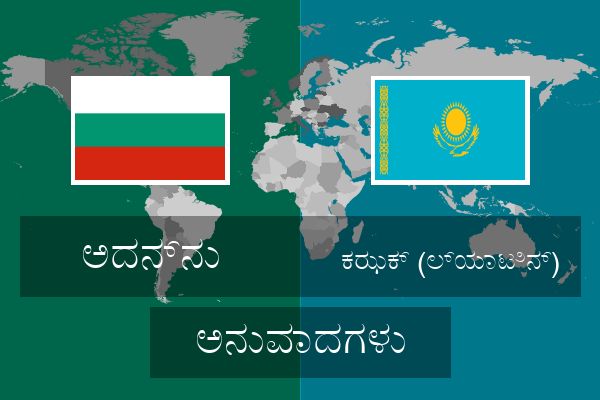  ಕಝಕ್ (ಲ್ಯಾಟಿನ್) ಅನುವಾದಗಳು