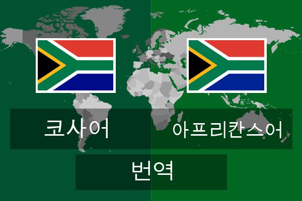  아프리칸스어 번역