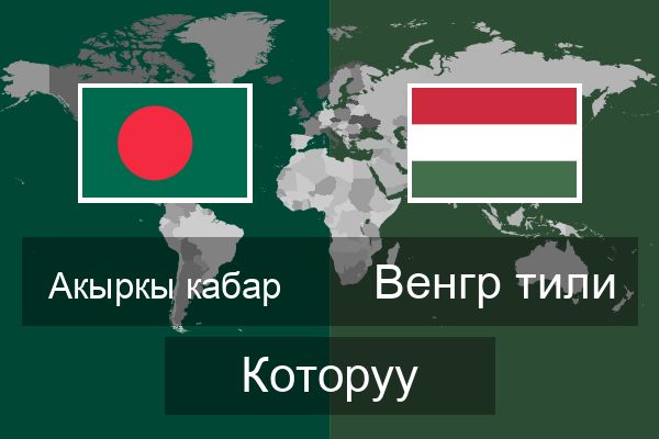  Венгр тили Которуу