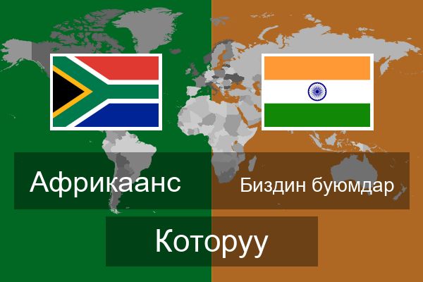  Биздин буюмдар Которуу