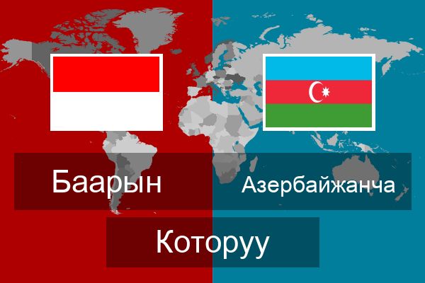  Азербайжанча Которуу