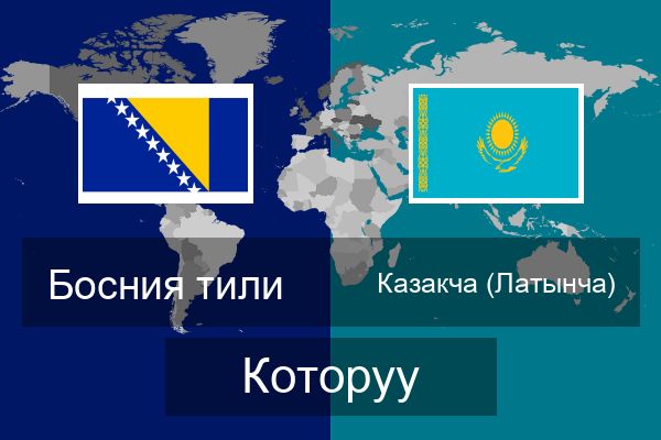  Казакча (Латынча) Которуу