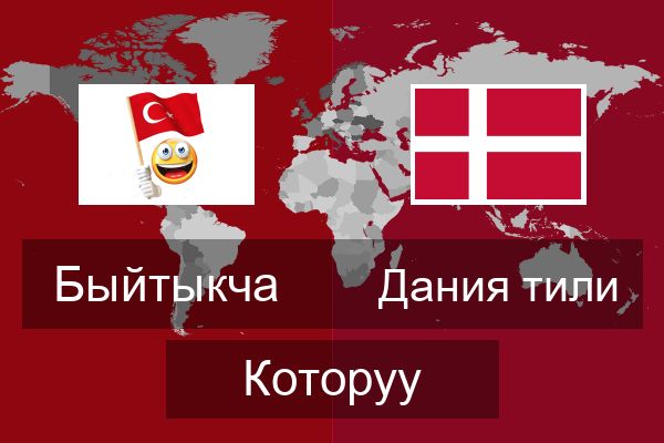  Дания тили Которуу