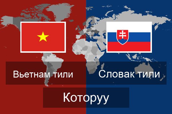  Словак тили Которуу