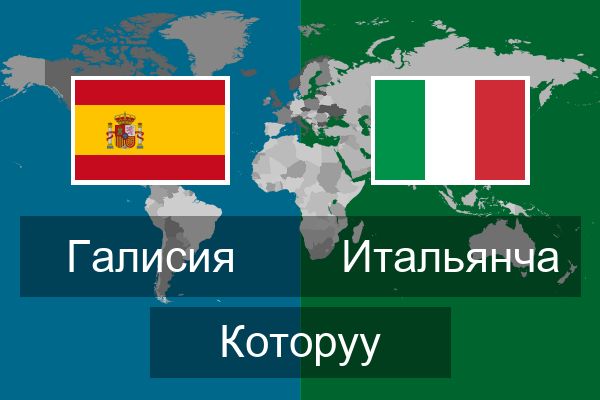  Итальянча Которуу