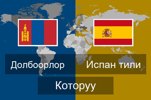  Испан тили Которуу