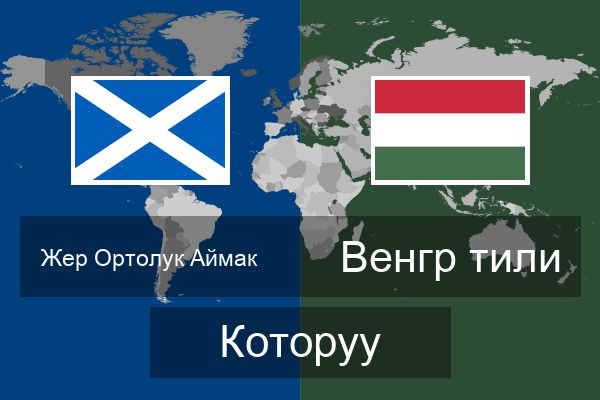  Венгр тили Которуу