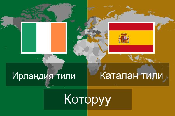  Каталан тили Которуу