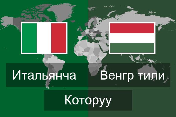  Венгр тили Которуу