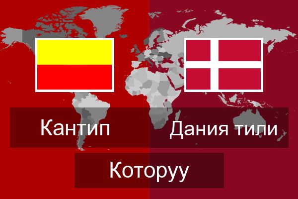  Дания тили Которуу