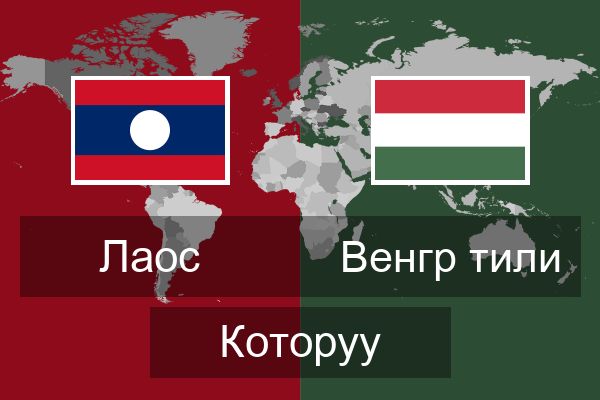 Венгр тили Которуу