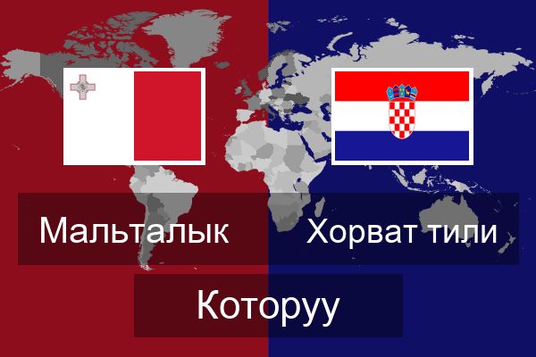  Хорват тили Которуу