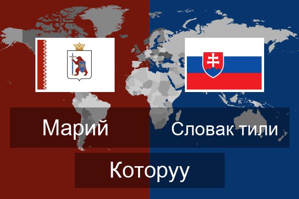  Словак тили Которуу