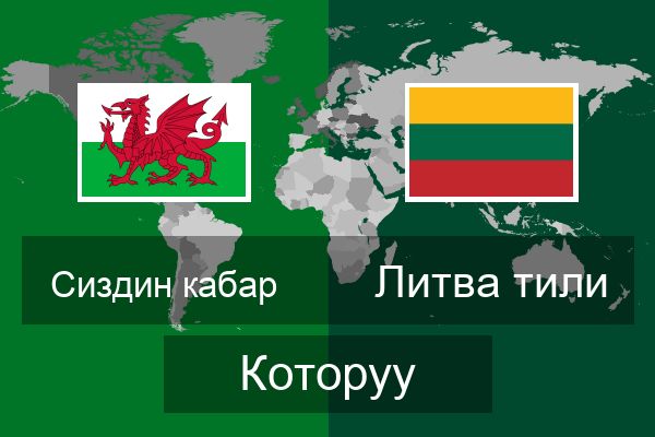  Литва тили Которуу